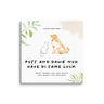 6x6 Jamaican proverb wall art with vibrant watercolor background and bold Caribbean saying
